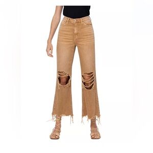 Vervet
Women's Super High Rise 90's Vintage-like Cropped Flare Jeans